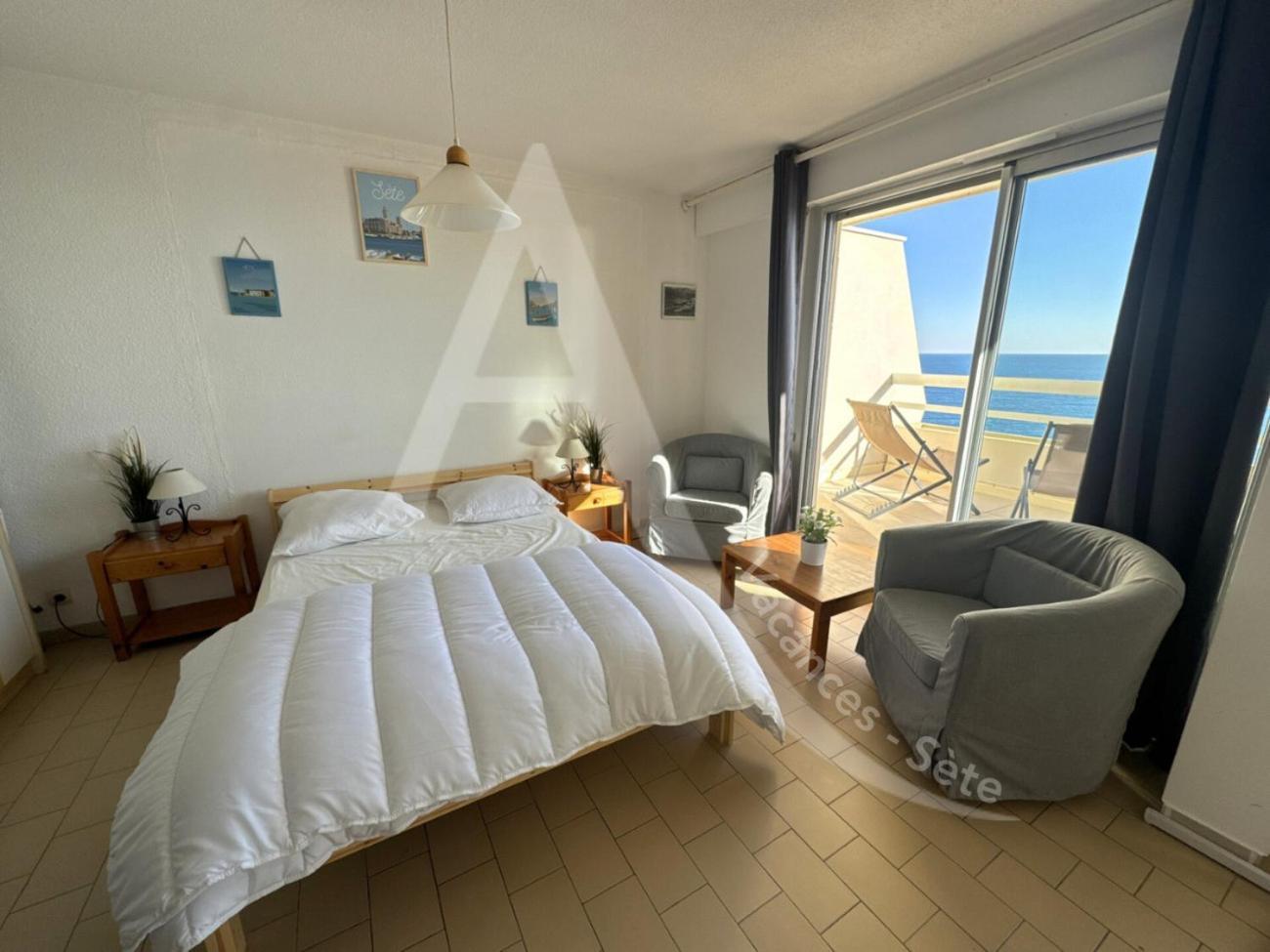 40 M², 1Ere Ligne Mer, Dernier Etage Avec Ascenseur Sète Exterior foto